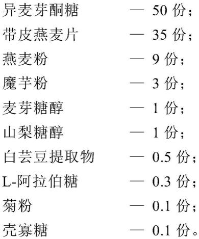 一种调理血糖平衡的冲调燕麦代餐粥的制作方法