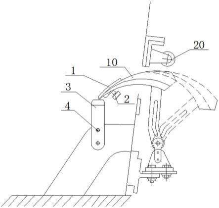扰流板导轮定位装置的制作方法