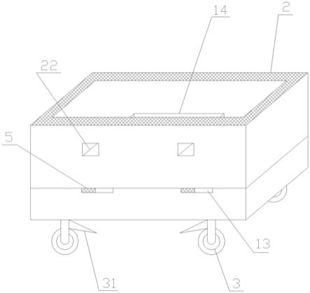 一种可方便移动的户外复合材料烤火取暖炉桌的制作方法