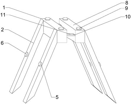 一种具体强稳定性的西班牙橙种植栽培架的制作方法