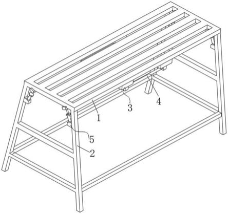 一种铝合金建筑模板施工安装凳子的制作方法