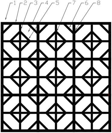 菱形分割八边形加筋强化土工格栅的制作方法