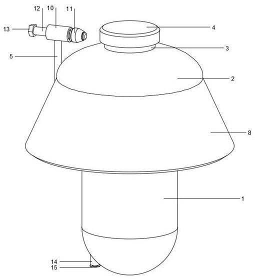 一种三级分离的柴油油水分离器的制作方法