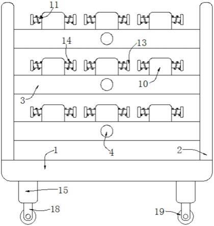 一种2型糖尿病检测用样品摆放架的制作方法