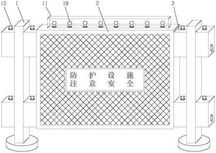 一种建筑工地用深坑防护安全装置的制作方法