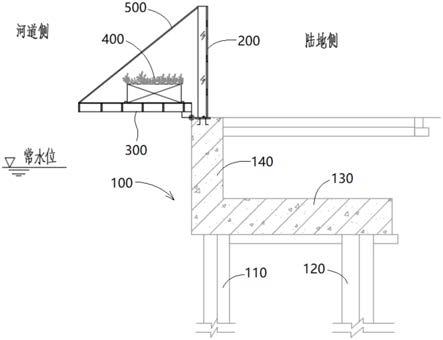 一种变形防汛墙结构的制作方法