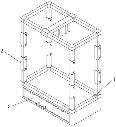 一种装配式建筑施工用外墙板堆放架装置的制作方法