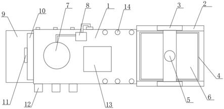 一种绿色建材用环保型竹刨花板自动施胶固化一体装置的制作方法