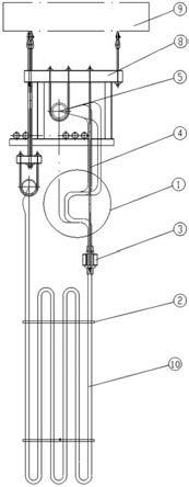 一种锅炉悬吊管屏支吊结构的制作方法