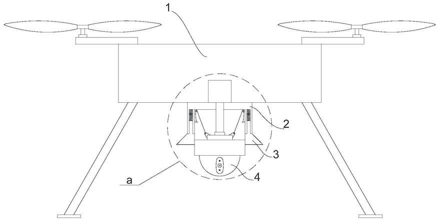 一种无人机的摄像头保护装置的制作方法