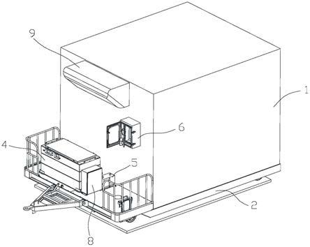 用于机场可移动式新能源冷藏拖车的制作方法