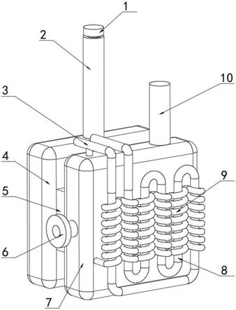 一种蒸汽式热压设备循环气道的制作方法