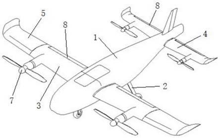 一种机翼可旋转的无人机的制作方法