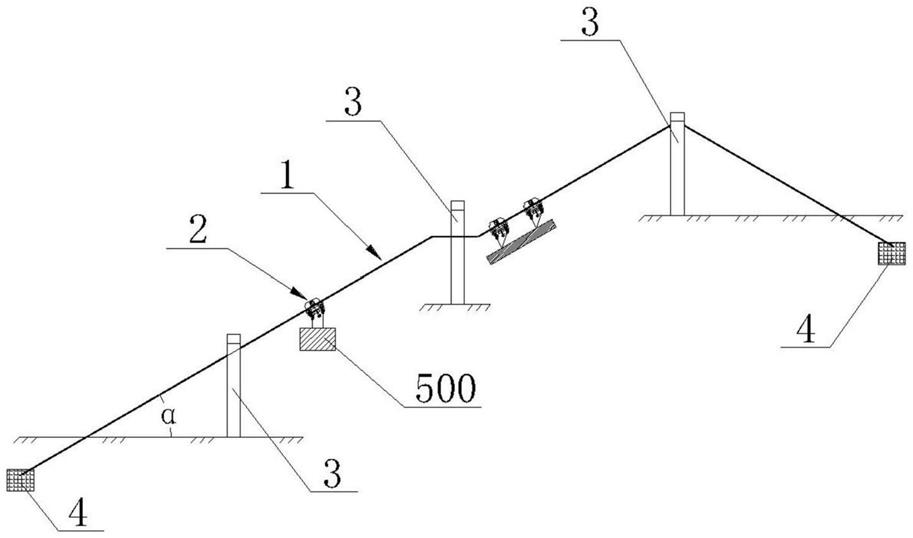 一种输电线路建设用低碳索道及其工作方法与流程