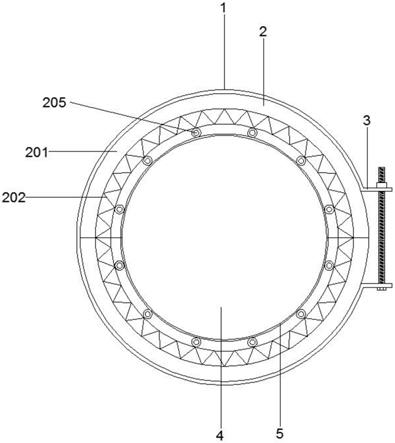 一种水陆桥梁柱体具有撞击力引导缓冲装置的结构的制作方法