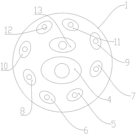 一种副手碟及组合式手碟的制作方法