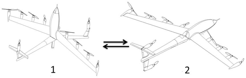 一种适用于后机身变体垂直起降无人机的模态转换飞行策略的制作方法