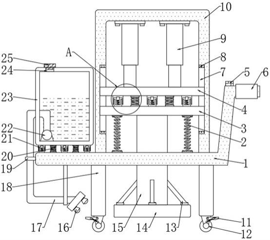 一种防倾斜的建筑工程用夯实机的制作方法