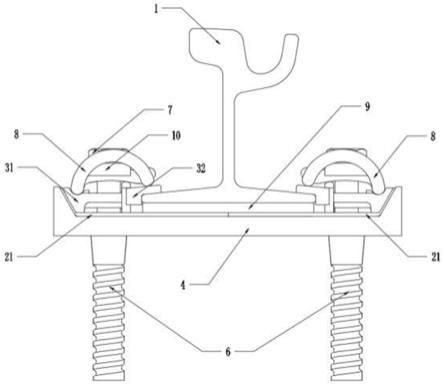一种有轨电车槽型钢轨用扣件组件的制作方法