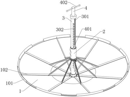 一种锅炉排污扩容器用的捣容积存机构的制作方法