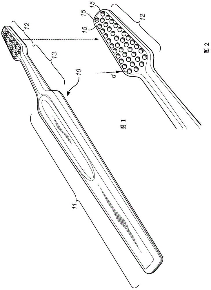 牙刷柄、牙刷和制造方法与流程