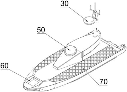 一种海洋地形测绘的无人测量船的制作方法
