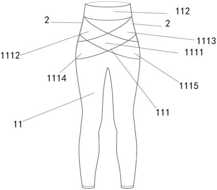 一种新型束腹提臀长裤的制作方法