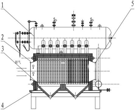 一种全水管结构模块化余热蒸汽锅炉的制作方法