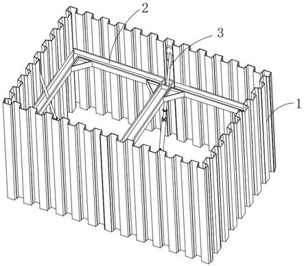 一种钢板桩围堰结构的制作方法