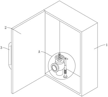 一种用于室内建筑消防的暗装消火栓箱的制作方法