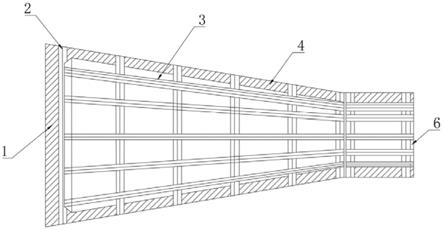 一种悬索桥锚碇前锚室顶板悬挂式临时支撑装置的制作方法