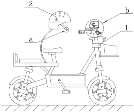 一种带头盔监视识别的电动车的制作方法