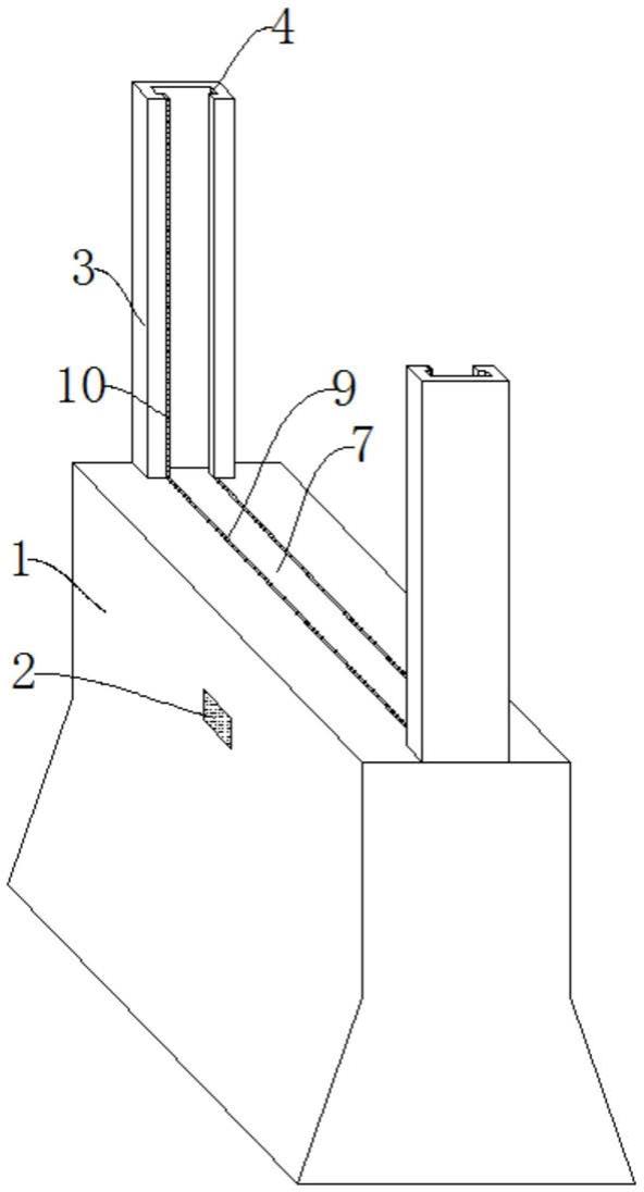 一种液压式自动升降铝合金防洪墙的制作方法