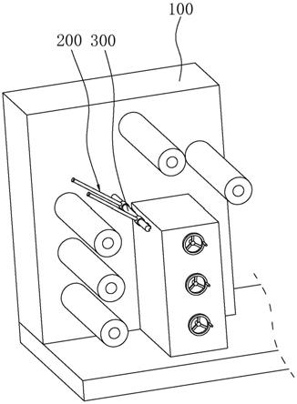 一种牵伸机用限位装置的制作方法