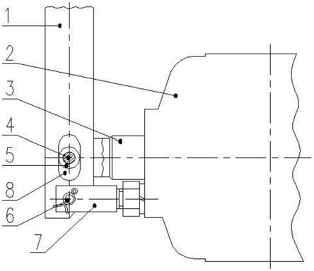 一种机动车液压自卸泵阀杆操纵传动机构的制作方法