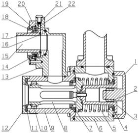 一种自动车钩气路连接器的连通密封结构的制作方法