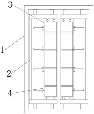 带有固定遮板钢筋的加工成型模具的制作方法