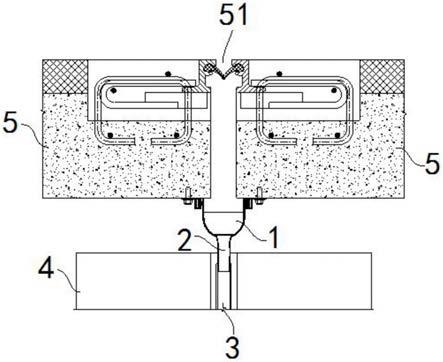 一种伸缩缝的可拆卸式导流排水装置的制作方法
