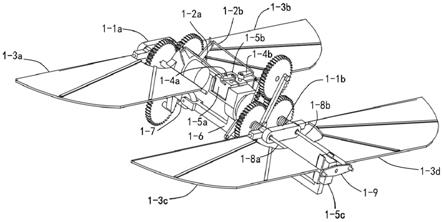 一种弹性扑动机构、具有该弹性扑动机构的仿生机械蜻蜓飞行器及该飞行器的控制方法与流程
