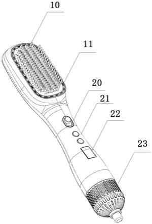 一种多功能热风梳的制作方法