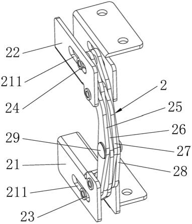 折叠连接组件及便于收折的可折叠电子琴的制作方法