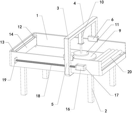 一种建筑用玻璃钢板材加工设备的制作方法