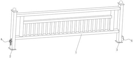 一种市政道路桥梁施工用护栏的制作方法