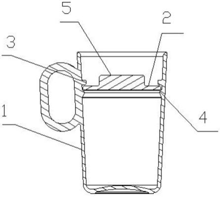 一种可分离式茶汤过滤片及马克杯的制作方法