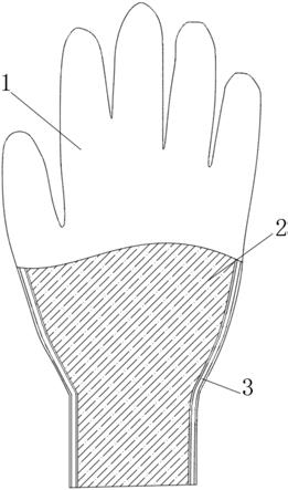一种潜水专用手套的制作方法