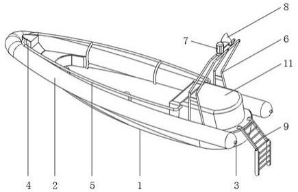 一种水上应急救援船的制作方法