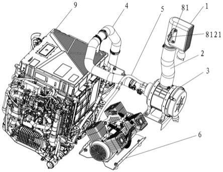 一种燃料电池汽车空滤进气系统的制作方法