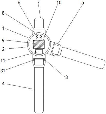 一种多功能自动遛狗索具配件的制作方法