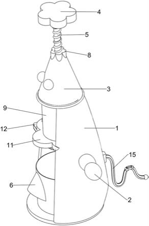 一种小型家用手动压面器的制作方法