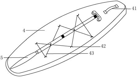 一种多功能便携式桨板的制作方法